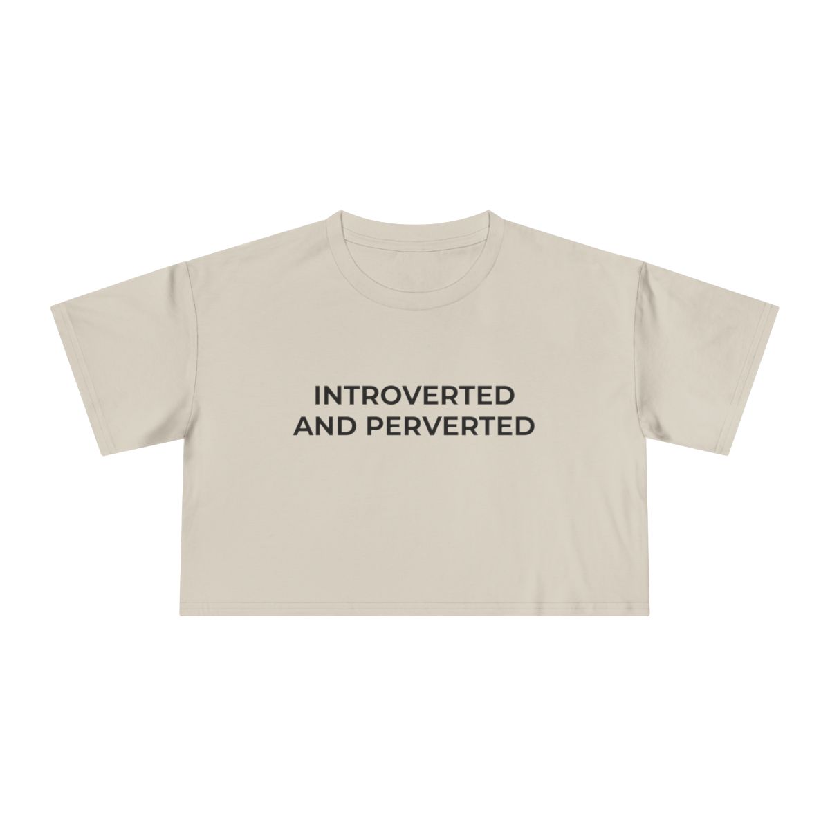 Introverted and Perverted Crop Tee - Image 3