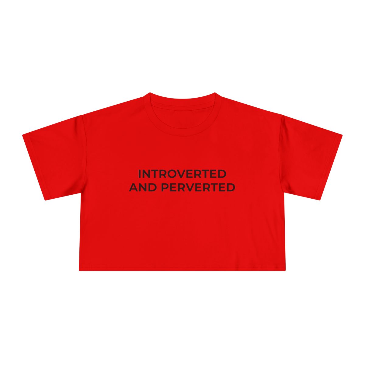 Introverted and Perverted Crop Tee - Image 12