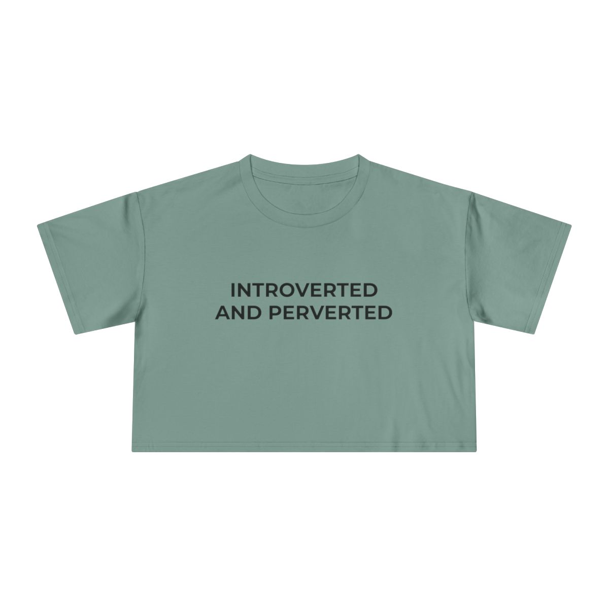 Introverted and Perverted Crop Tee - Image 13