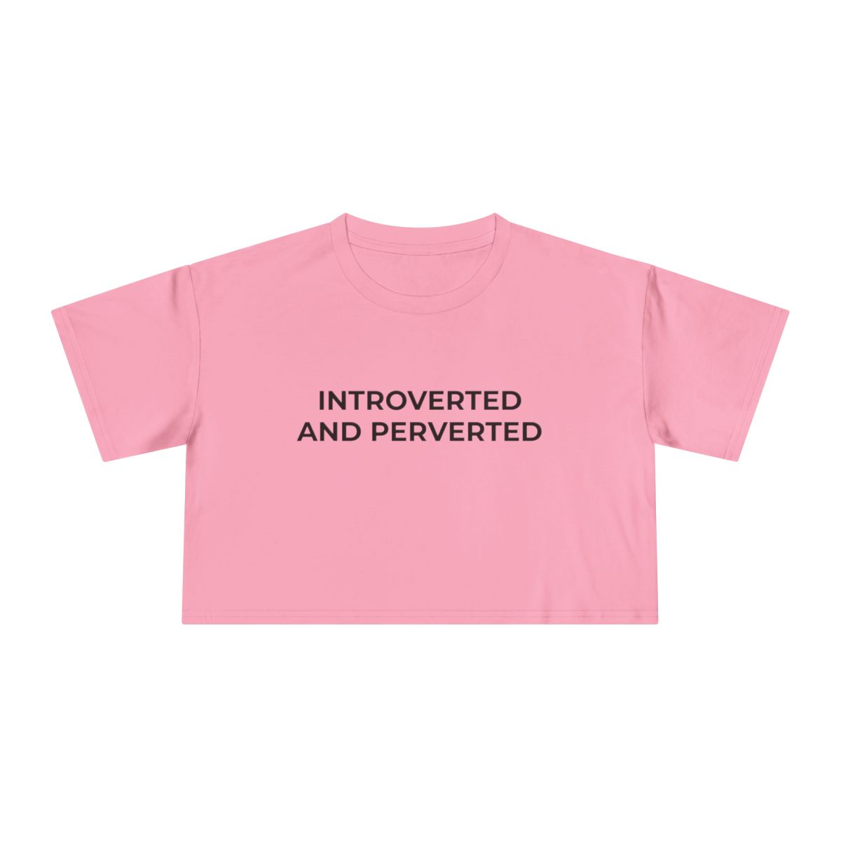 Introverted and Perverted Crop Tee - Image 4