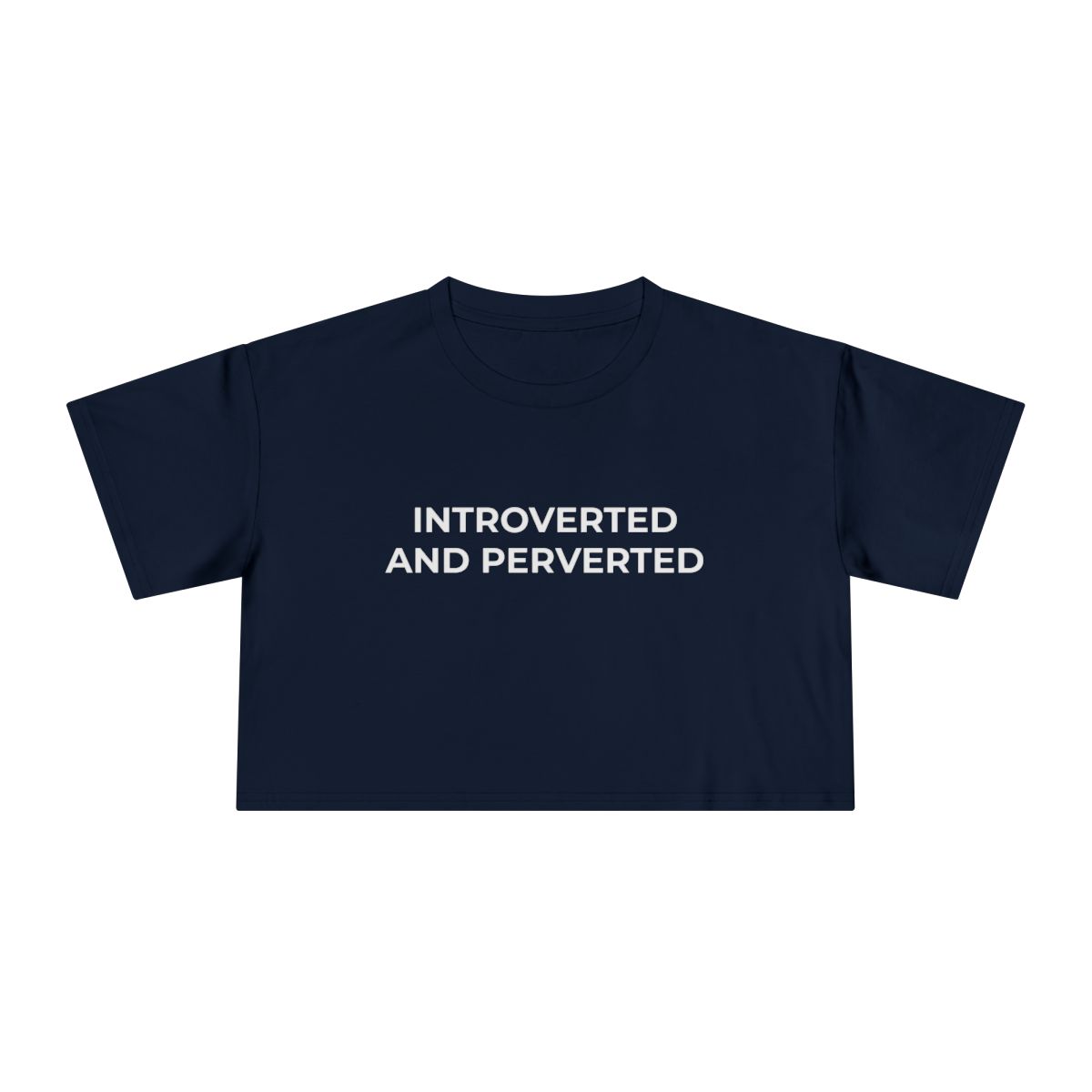 Introverted and Perverted Crop Tee - Image 9