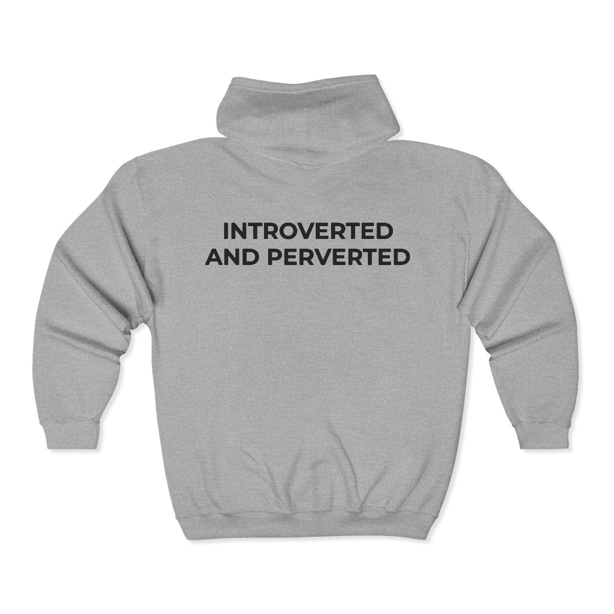 Introverted and Perverted Full-Zip Hoodie - Image 5