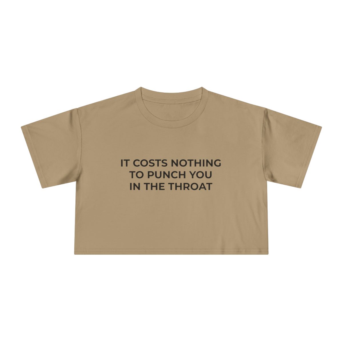It Costs Nothing to Punch You in the Throat Crop Tee - Image 13
