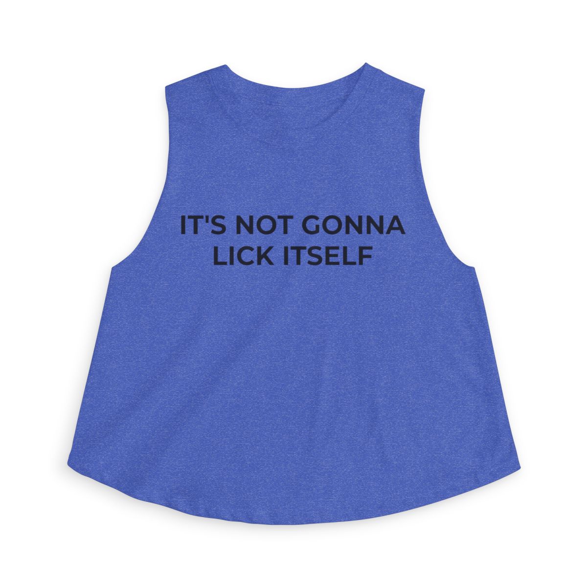It's Not Gonna Lick Itself Funny Crop Top - Image 6