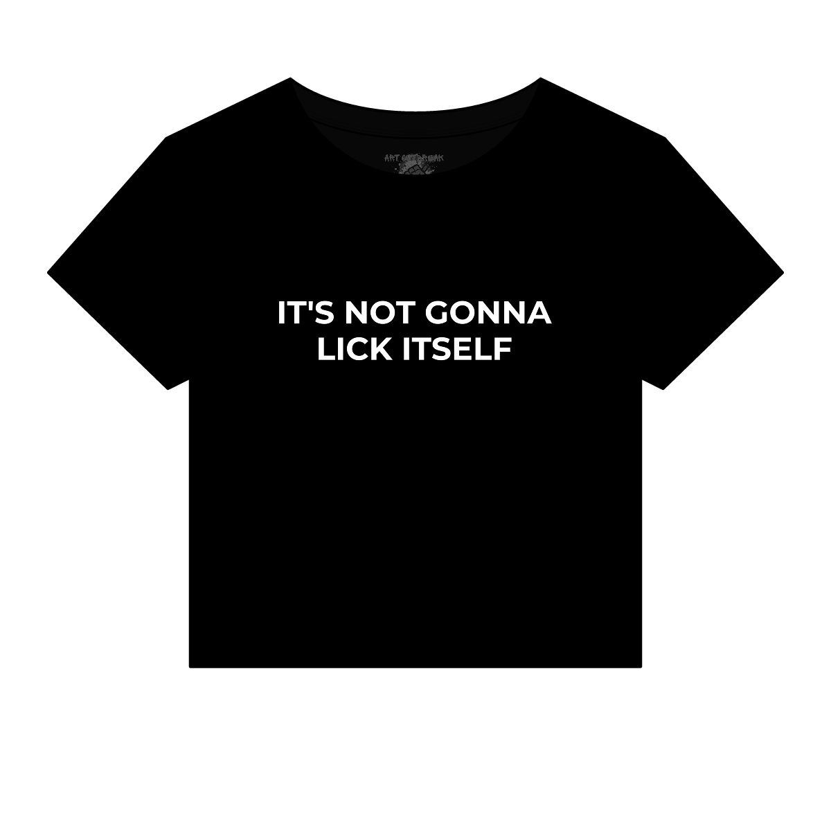 It's Not Gonna Lick Itself Funny Baby Tee - Image 4