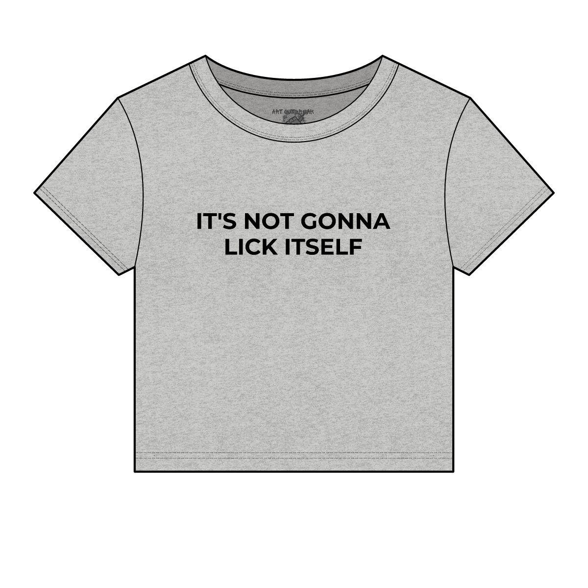 It's Not Gonna Lick Itself Funny Baby Tee - Image 2