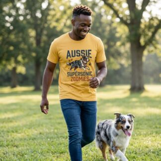 Aussie Supersonic Zoomies Tee lifestyle photo