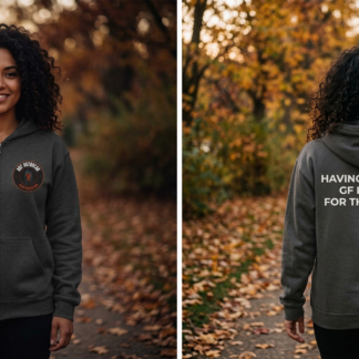 Having Me As A GF Is Not For The Weak Zip Hoodie lifestyle photo