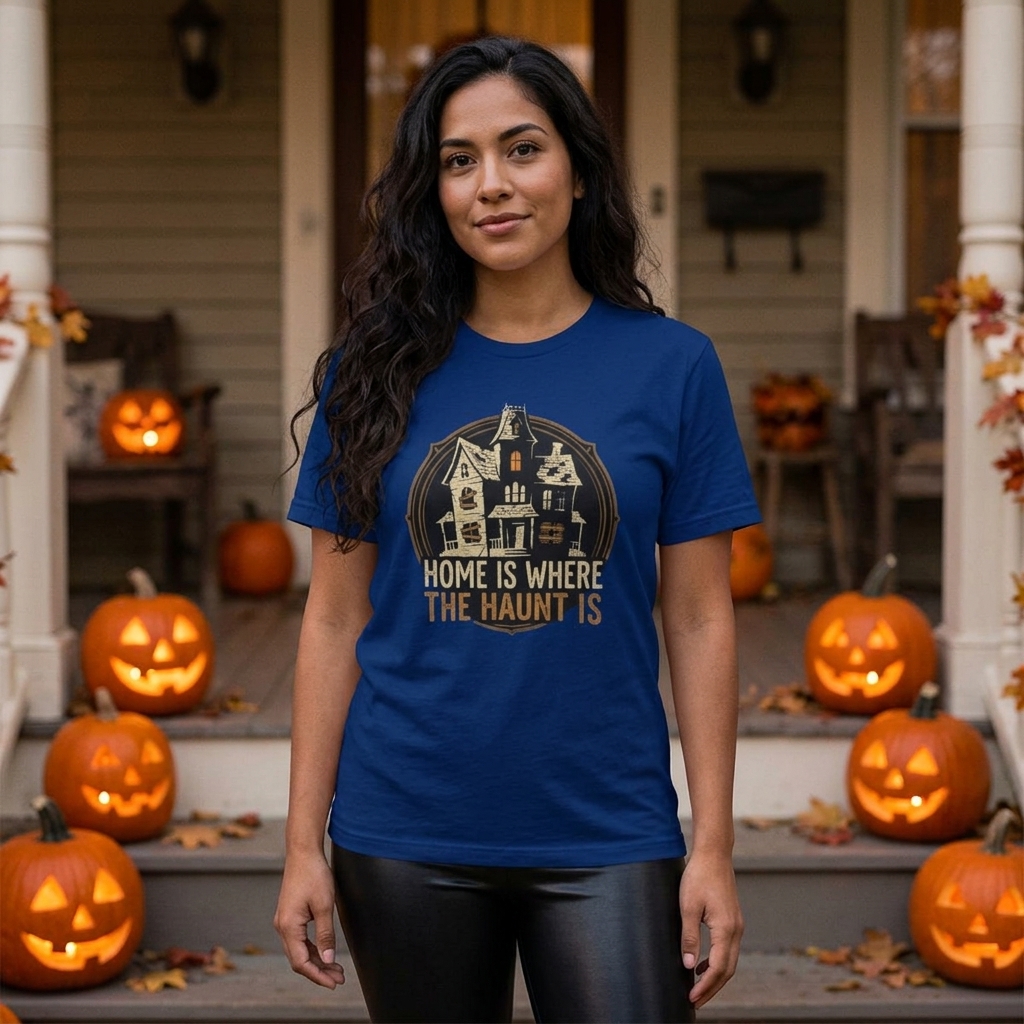 Home Is Where the Haunt Is Haunted House Tee | Halloween Shirt