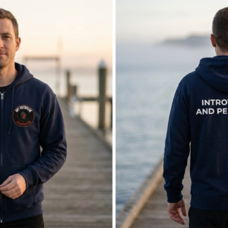 Introverted and Perverted Full-Zip Hoodie lifestyle photo
