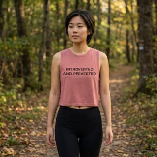 Introverted and Perverted Crop Top lifestyle photo