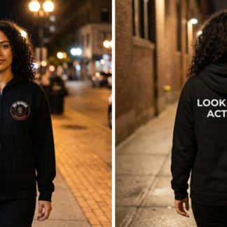 Look Good, Act Bad Full-Zip Hoodie lifestyle photo