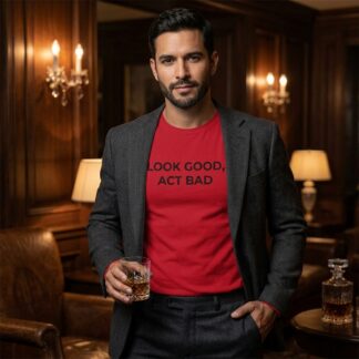 Look Good, Act Bad Shirt lifestyle photo