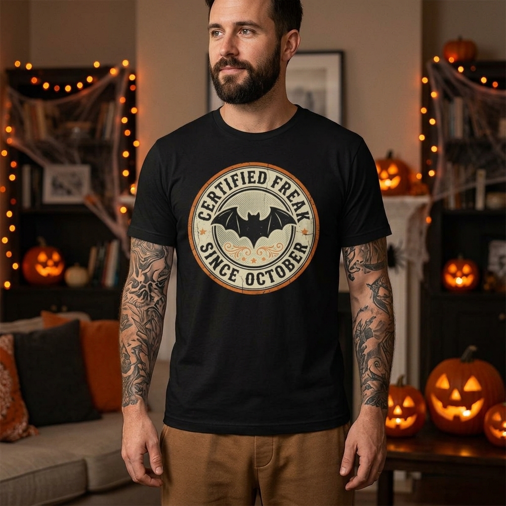 Certified Freak Since October Halloween Tee