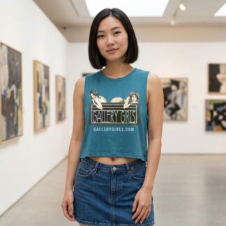 Gallery Girls Logo Crop Top, Art Nouveau Design lifestyle photo