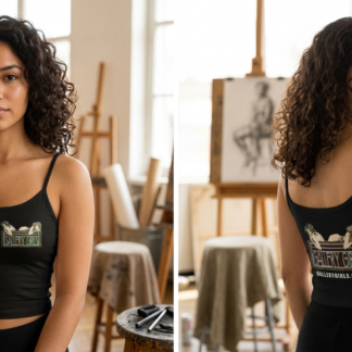 Gallery Girls Logo Strap Tank, Art Nouveau Design lifestyle photo