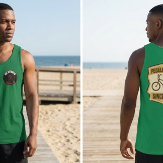 Pedaling for Tips Since the 90s Bicycle Tank lifestyle photo