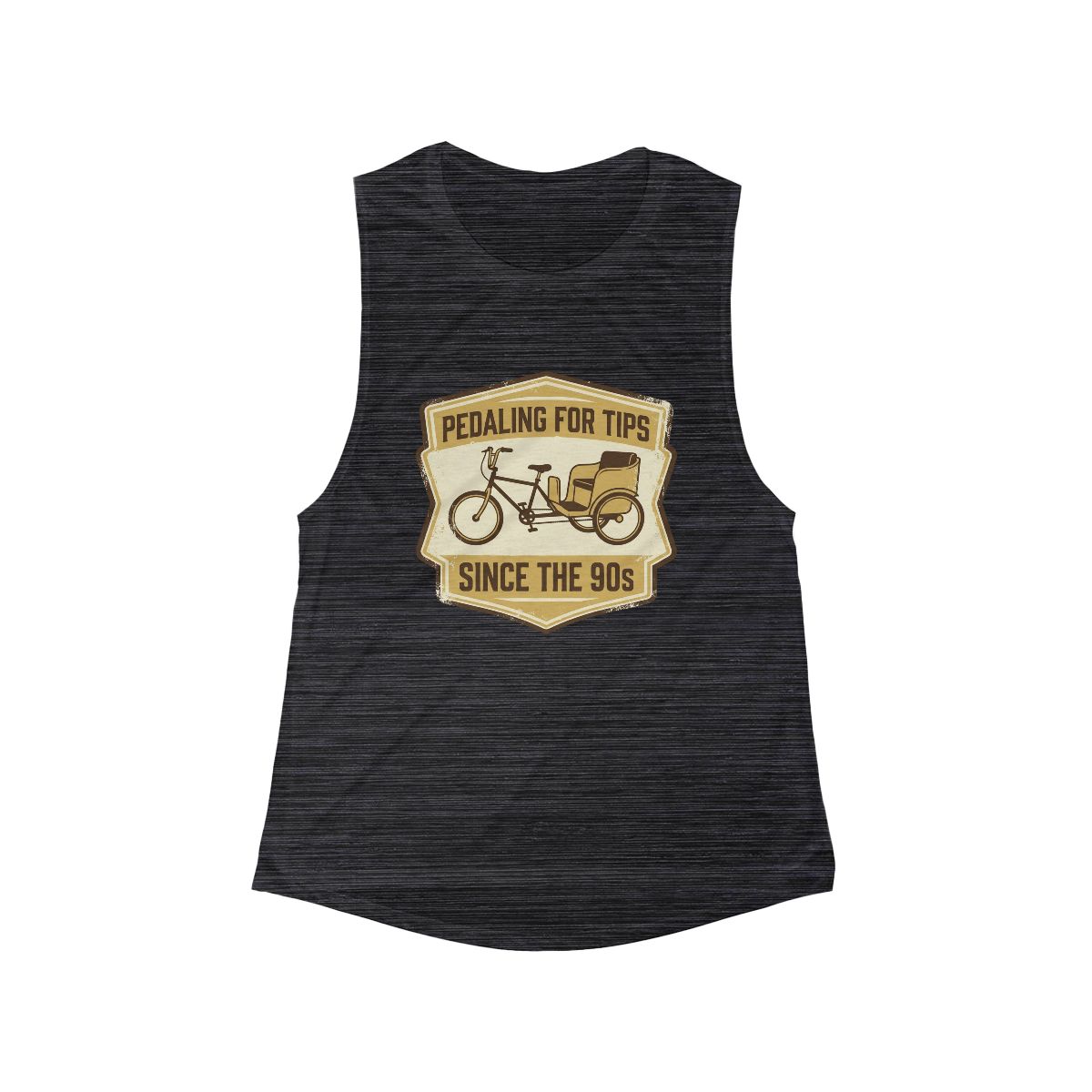 Pedaling for Tips Since the 90s Pedicab Scoop Tank - Image 4