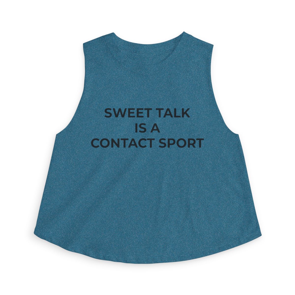 Sweet Talk Is a Contact Sport Flirty Crop Top - Image 3