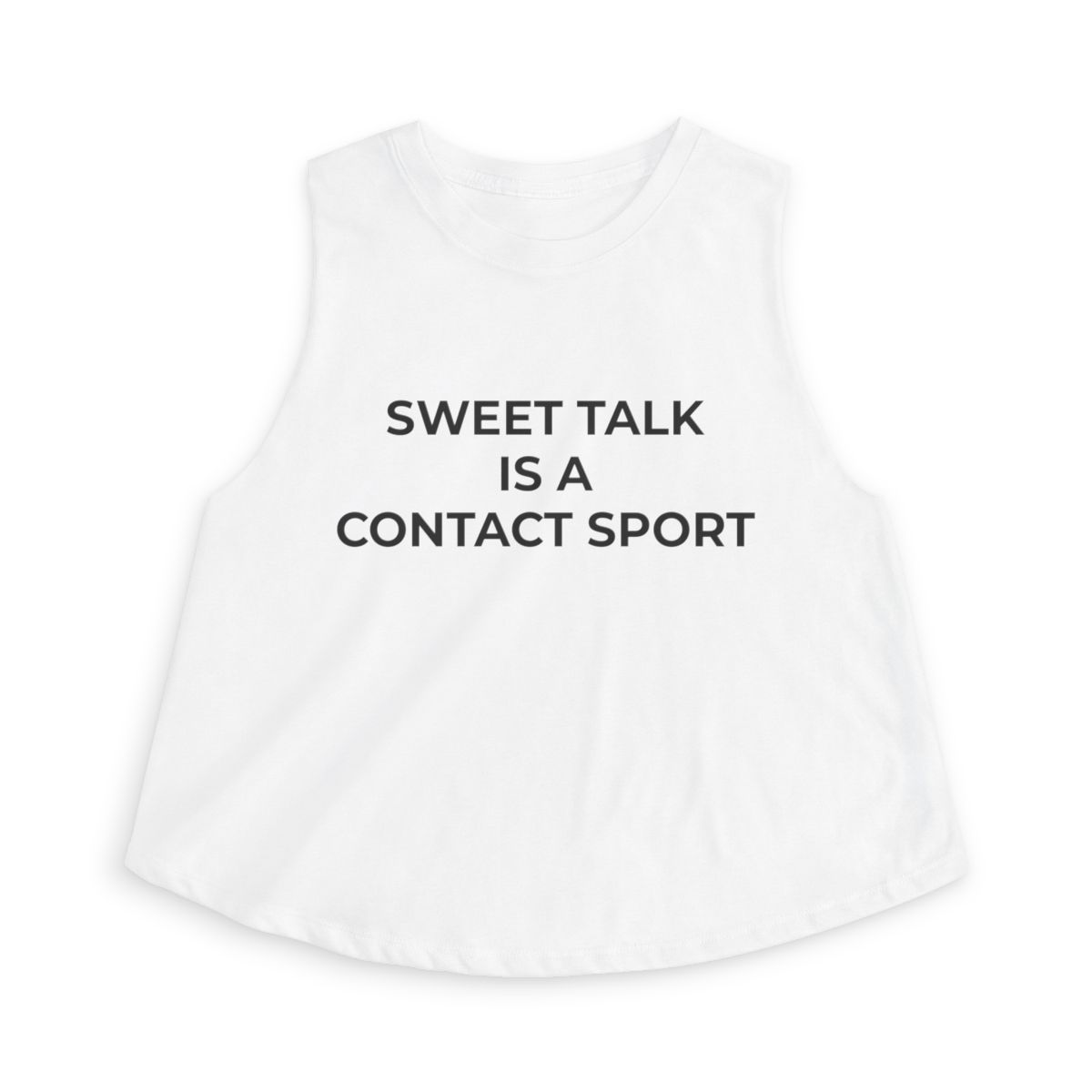 Sweet Talk Is a Contact Sport Flirty Crop Top - Image 8