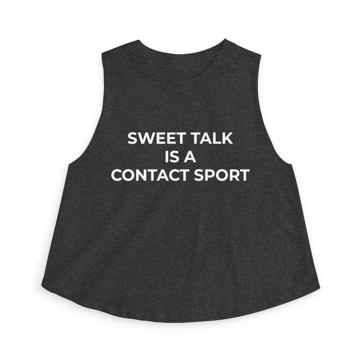 Sweet Talk Is a Contact Sport Flirty Crop Top - Image 2