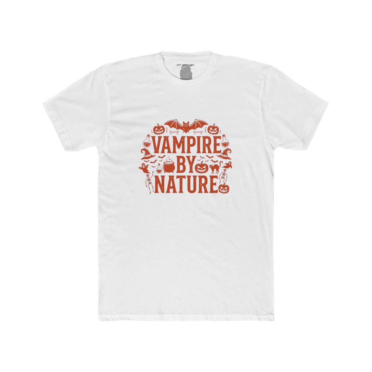 Vampire by Nature Halloween Graphic Tee - Image 13