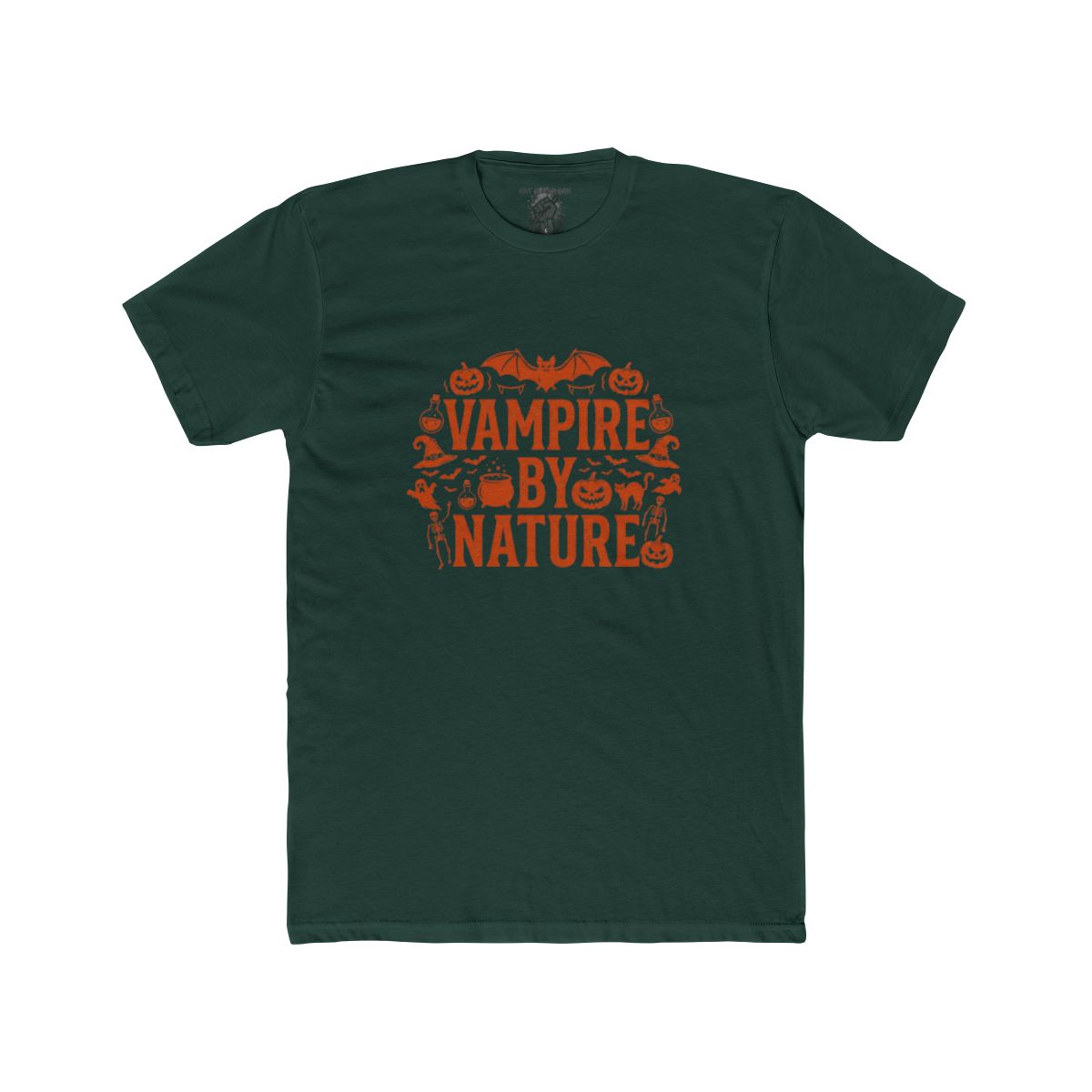 Vampire by Nature Halloween Graphic Tee - Image 5