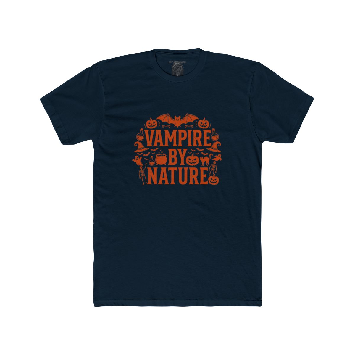 Vampire by Nature Halloween Graphic Tee - Image 9