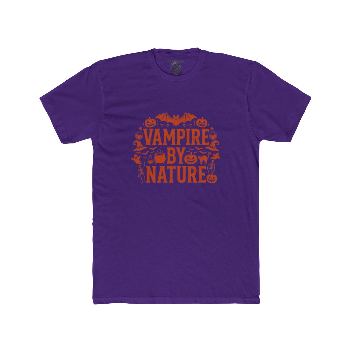 Vampire by Nature Halloween Graphic Tee - Image 11
